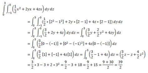 Lista De Integrais Triplas C Lculo Diferencial E Integral Ii Eng