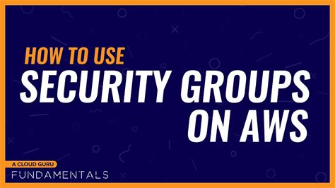 How Aws Security Groups Work Youtube