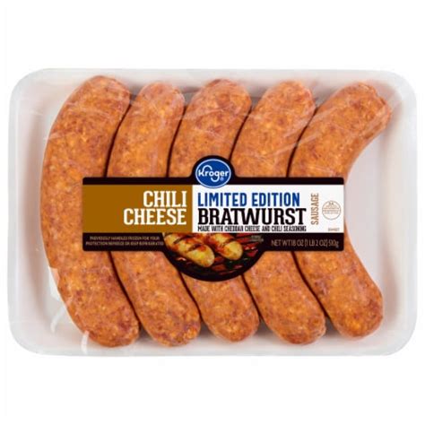 Kroger® Limited Edition Chili Cheese Bratwurst 18 Oz Kroger