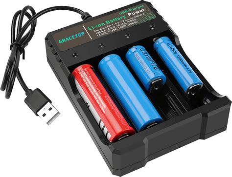 Universal Akku Ladegerät 18650 Ladegerät Batterien Batterieladegerät 4