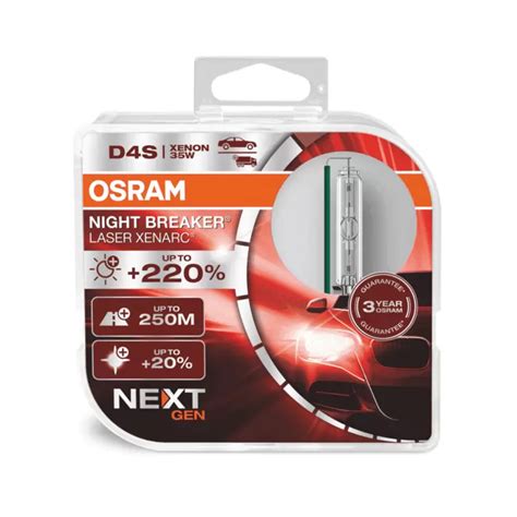 OSRAM Xenarc Night Breaker Laser Next Gen D4S Xenon Headlight Bulbs I