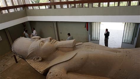 Colossus Of Rameses Ii Mit Rahina Museum Memphis Egypt A Photo On