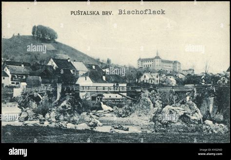 Postcard Of Kofja Loka Stock Photo Alamy