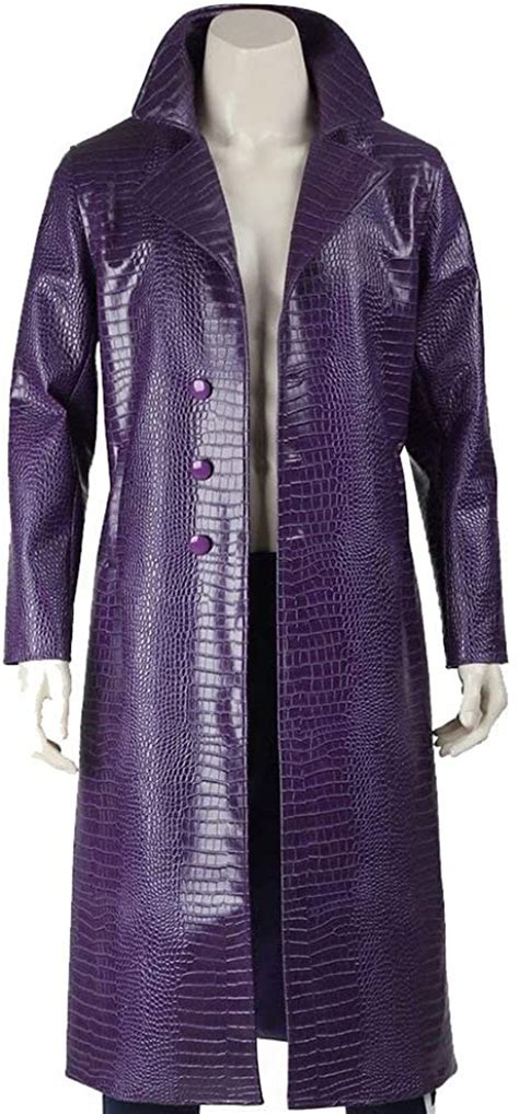 Joker Purple Jacket Coat Stylish Purple Trench Coat Men - Etsy