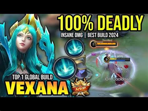 VEXANA BEST BUILD 2024 BUILD TOP 1 GLOBAL VEXANA GAMEPLAY MOBILE