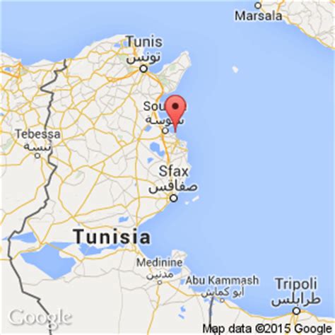 Tunisia Map Monastir