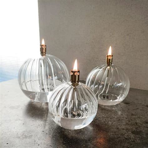 Lampe Huile Stri E Verre Et Laiton Periliving