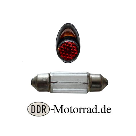 Soffitte 12V 5W Rücklicht IFA MZ RT 125 DDR Motorrad Ersatzteile