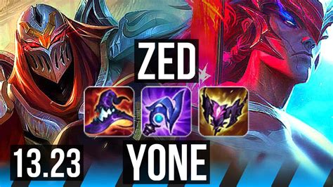 ZED Vs YONE MID 12 Solo Kills Legendary 20 2 2 1 6M Mastery 900