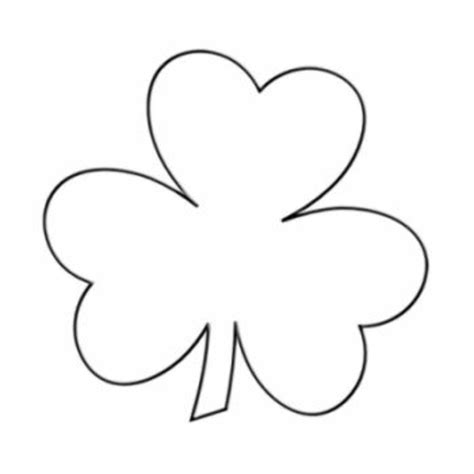 Outline Of A Shamrock