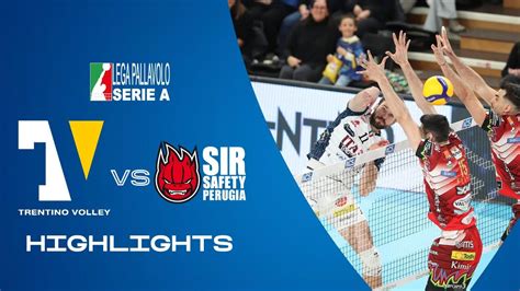 Trentino Vs Perugia Highlights Superlega 10a Giornata YouTube