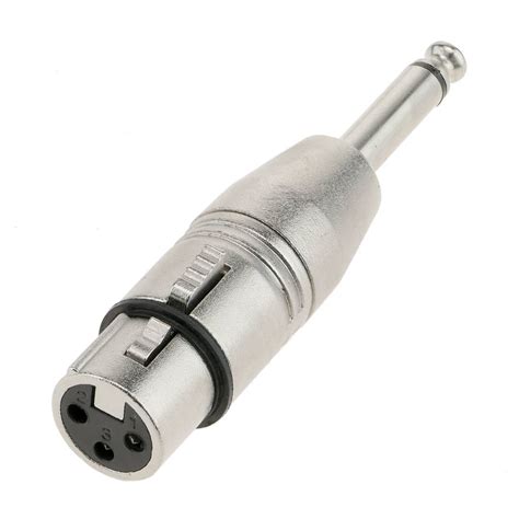 Adaptador De Audio Xlr De 3 Pines Hembra A Jack 63mm Macho Cablematic