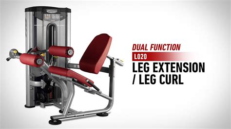 L020 Leg Extension Leg Curl Dual Function Bh Commercial Strength Youtube