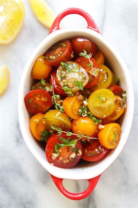 Marinated Tomatoes Easy Delicious Recipes