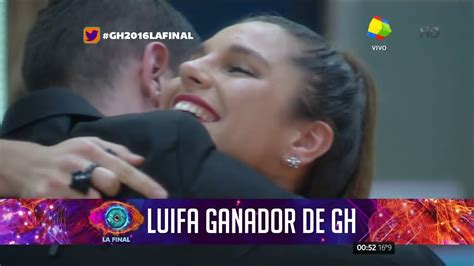 Luifa Se Consagró Como El Ganador De Gran Hermano 2016 Tras Vencer A Ivana Icardi Youtube