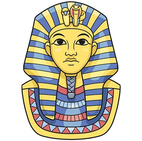 How to Draw King Tut - Really Easy Drawing Tutorial | Zeichnen einfach, Zeichnung, Zeichnen