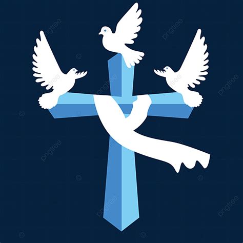 Baptism Crosses Clipart Png Images White Ribbon Cross Baptism Clipart