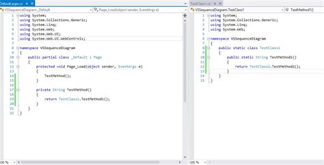 Generate Sequence Diagram From C Code Visual Studio