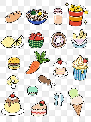 Bahan Makanan Kartun Lucu, Clipart Makanan, Menyenangkan, Kartun PNG Transparan Clipart dan File ...