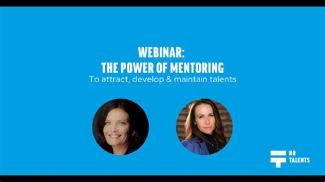 Webinar How To Unleash The Power Of Mentoring Youtube