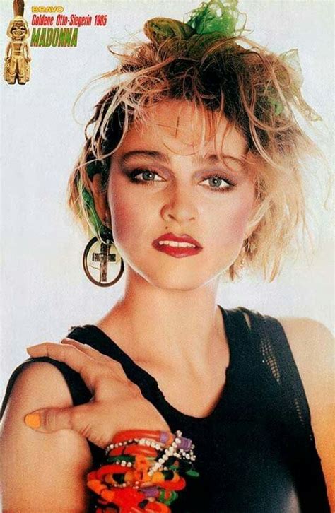 Beautiful New Wave 80s Sytle Madonna Hairstyle 80s Madonna Poster