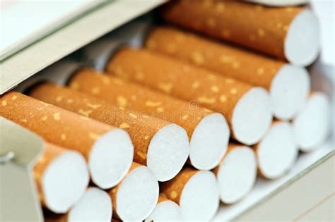 Box Of Cigarettes Stock Photo Image Of Closeup Lung 7525854