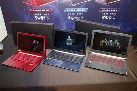 Acer 搶搭復仇者聯盟熱潮，攜手漫威推出鋼鐵人 Swift 3 、美國隊長 Aspire 6 與薩諾斯 Nitro 5 134363