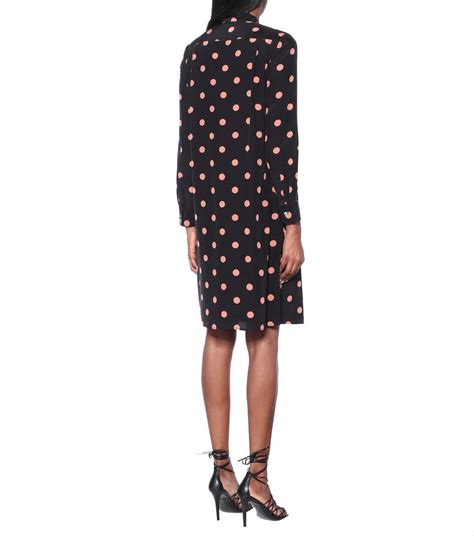 Tory Burch Polka Dot Silk Shirt Dress Mytheresa