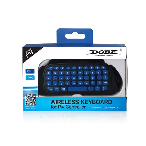 Dobe TP4 022 Kontroler Tastatura Za PS4 Plavo Crna Mob Shop