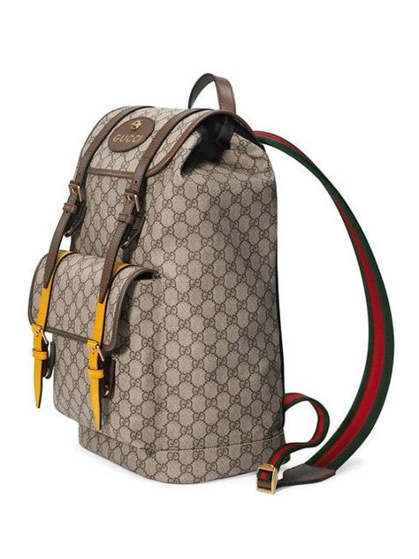 Gucci Soft Gg Supreme Backpack In Neutrals ModeSens Stylish Laptop