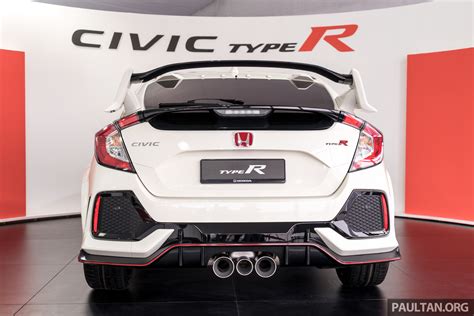 FK8 Honda Civic Type R Confirmed For Malaysia 310 PS Hatch On Preview