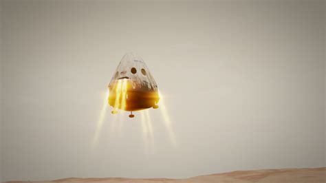 Render of Red Dragon 2 landing on Mars : r/spacex