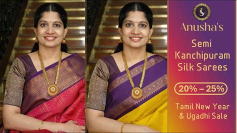 Premium Semi Kanchipuram Silk 25 Off Ugadhi Sale Silverlines