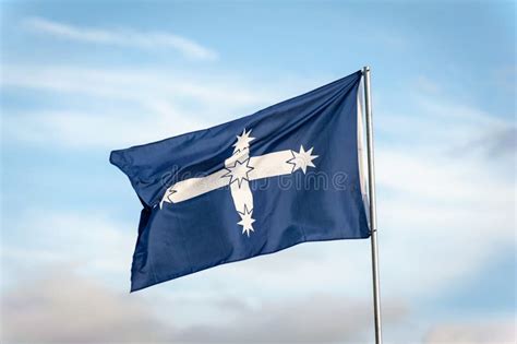 Eureka Stockade Flag in Wind Editorial Photography - Image of bakery ...