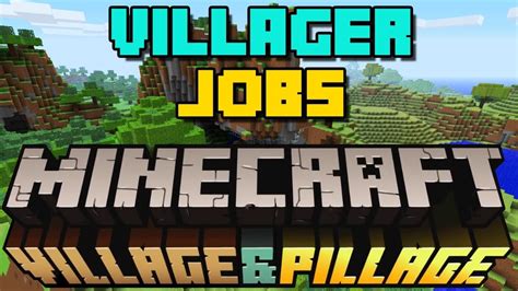 How To Give Villagers Jobs Bedrock