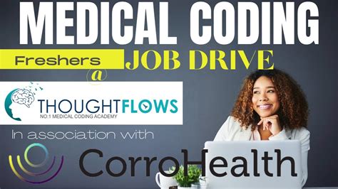 Medical Coding Job Drive Freshers Ii Corro Health Ii Thought Flows Ii Training And Job