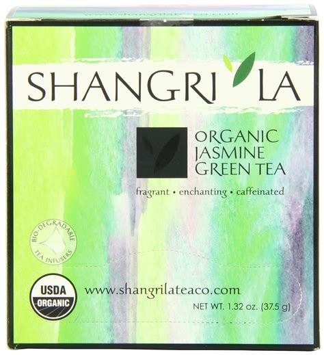 Shangri La Tea Company Organic Tea Sachet Green 15 Count