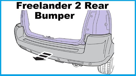 Land Rover Freelander Lr Rear Back Bumper Removal Youtube