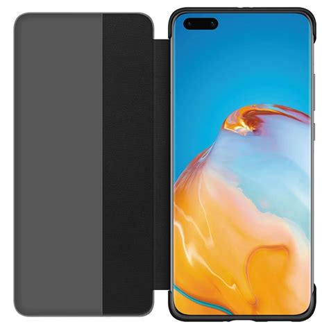 Funda Original Huawei P Pro Flip Cover Negro Con Blister