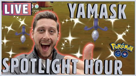 Live Shiny Yamask Grind In Pokemon Go Spotlight Hour Youtube