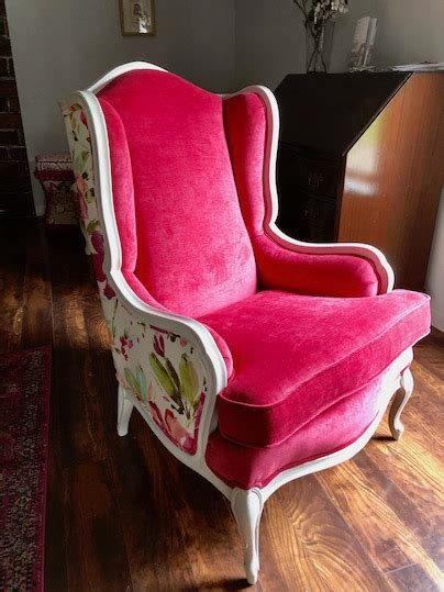 Diy How To Reupholster A Wing Back Chair Artofit