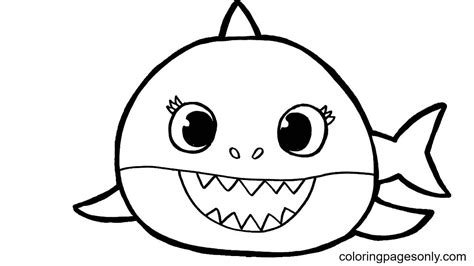 24 Mommy Shark Coloring Pages MargauxArkady