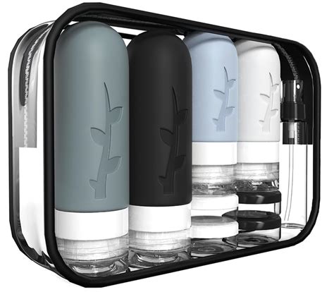 Amazon Pack Travel Bottles For Toiletries Tsa Approved Silicone