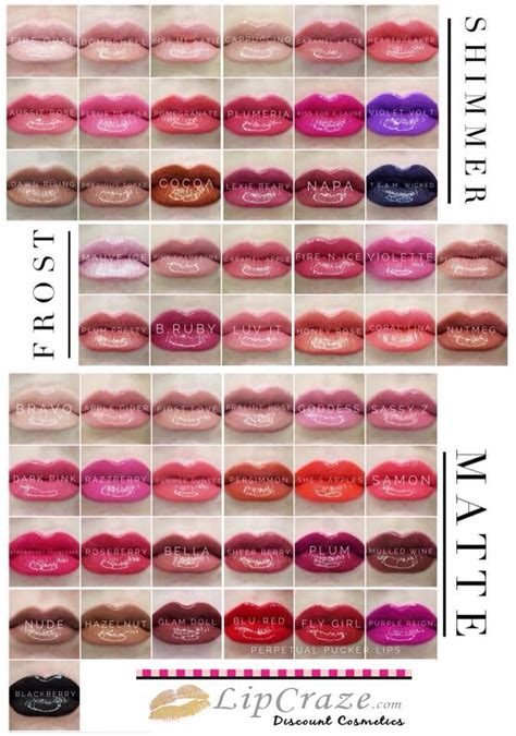 Lipcraze Lipsense Colors Chart Lipsense Lip Colors Lipsense Colors