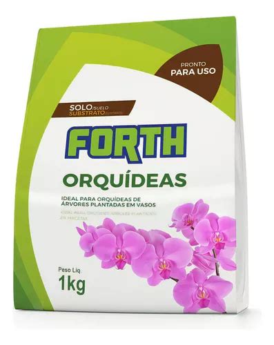 Substrato Terra Especial Orqu Deas Kg Forth Jardim Frete Gr Tis