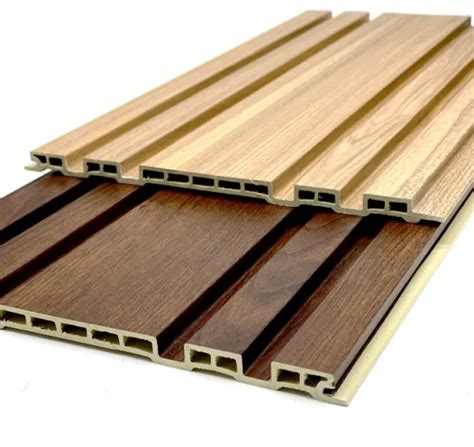 Interior Decoration Great Wall Louver Wood Plastic Material Indoor