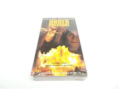 Under Pressure Rare Factory Sealed Promo Vhs Screener Charlie Sheen