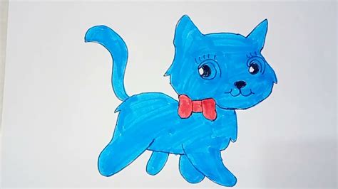 How To Draw Cute Cat Drawing Easy Step By Step Cat Drawing For