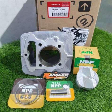 Jual Silinder Cylinder Blok Tiger Ori AHM Set Piston CBR CB150R STD 50