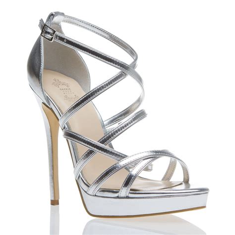 Silver Strappy Heels Wedding Shoes Pinterest Dirty Dancing